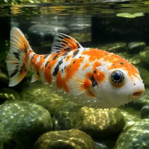 Koi fish + Pufferfish